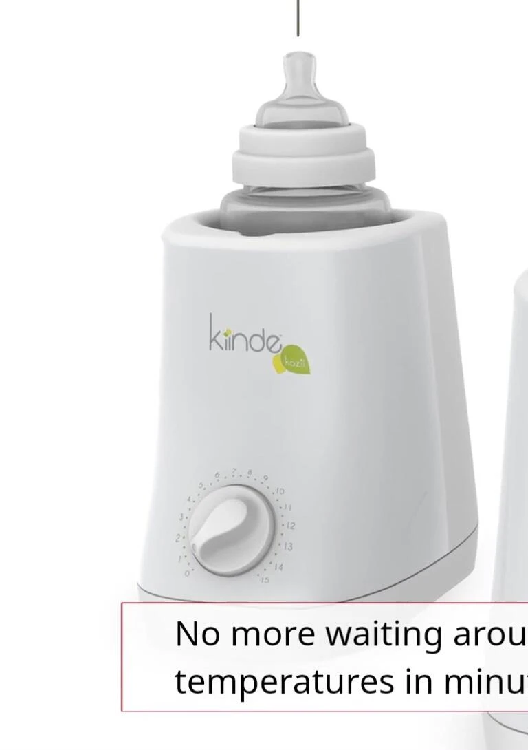 Final shot of the Kiinde Kozii Bottle Warmer