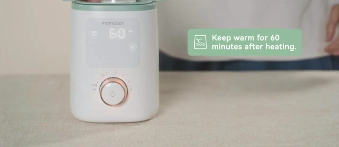 Momcozy warmer's night light and compact design
