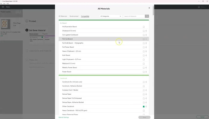 Cut the labels using your Cricut machine.