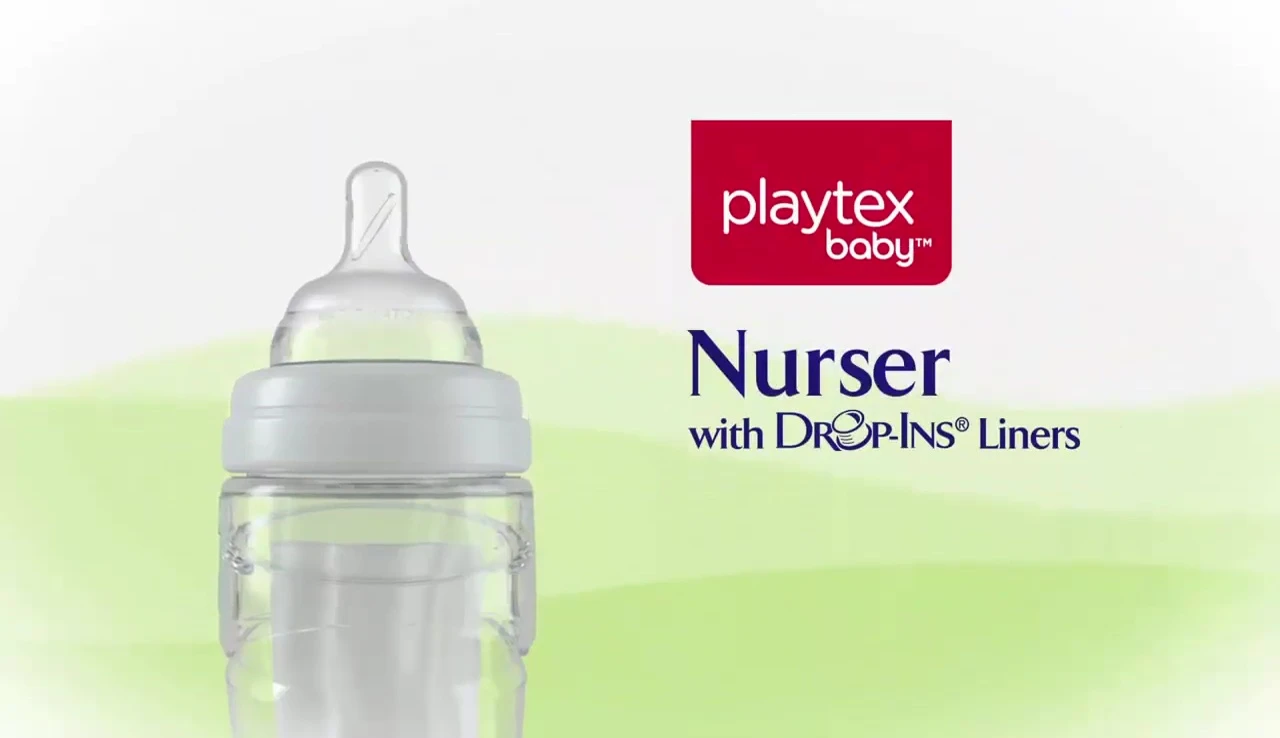 Playtex Baby Nurser with its drop-in liner system.