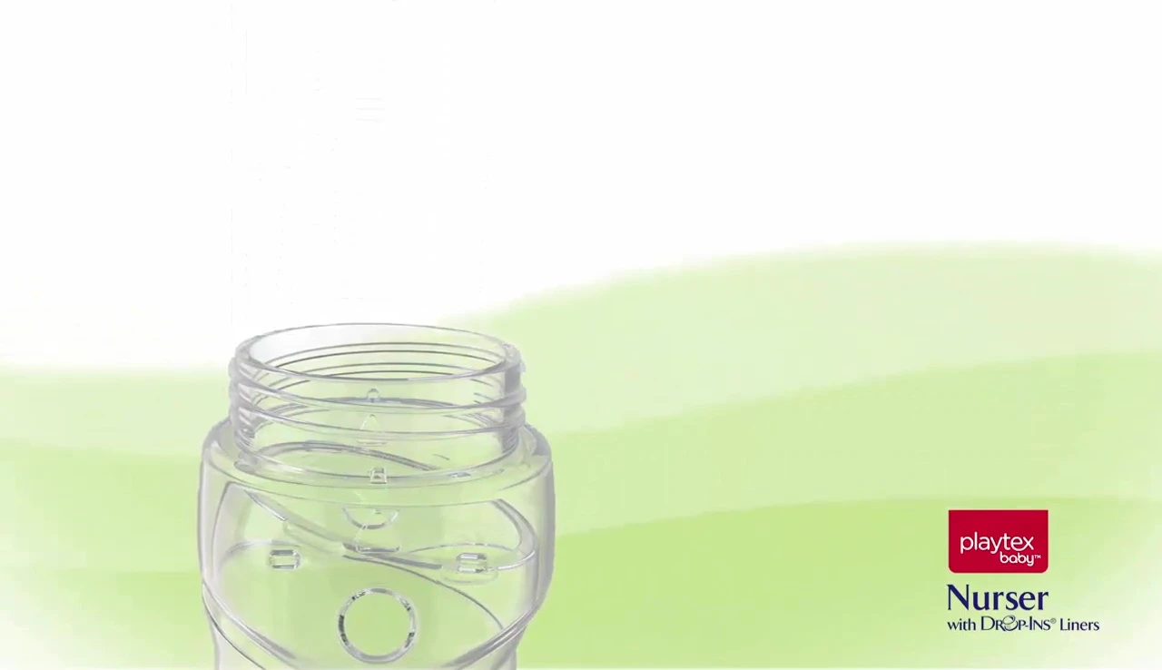 A close-up of a Playtex disposable liner.