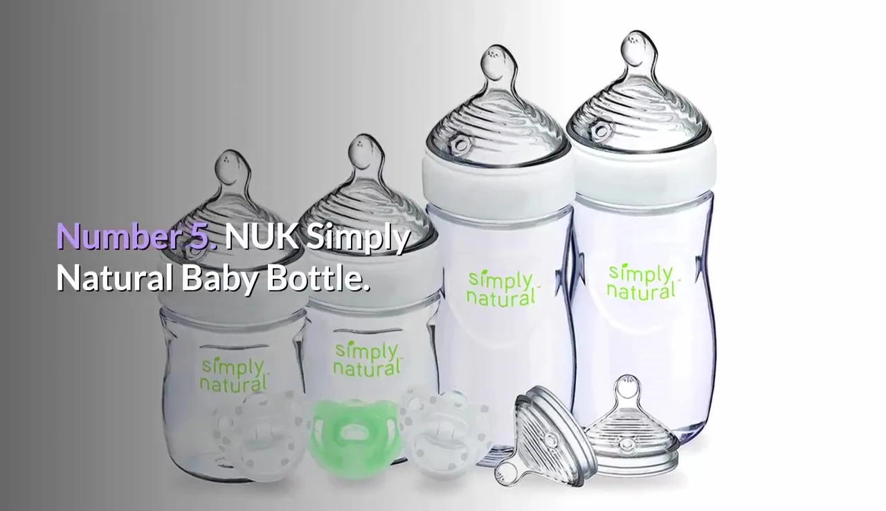 Nuk Simply Natural baby bottle.