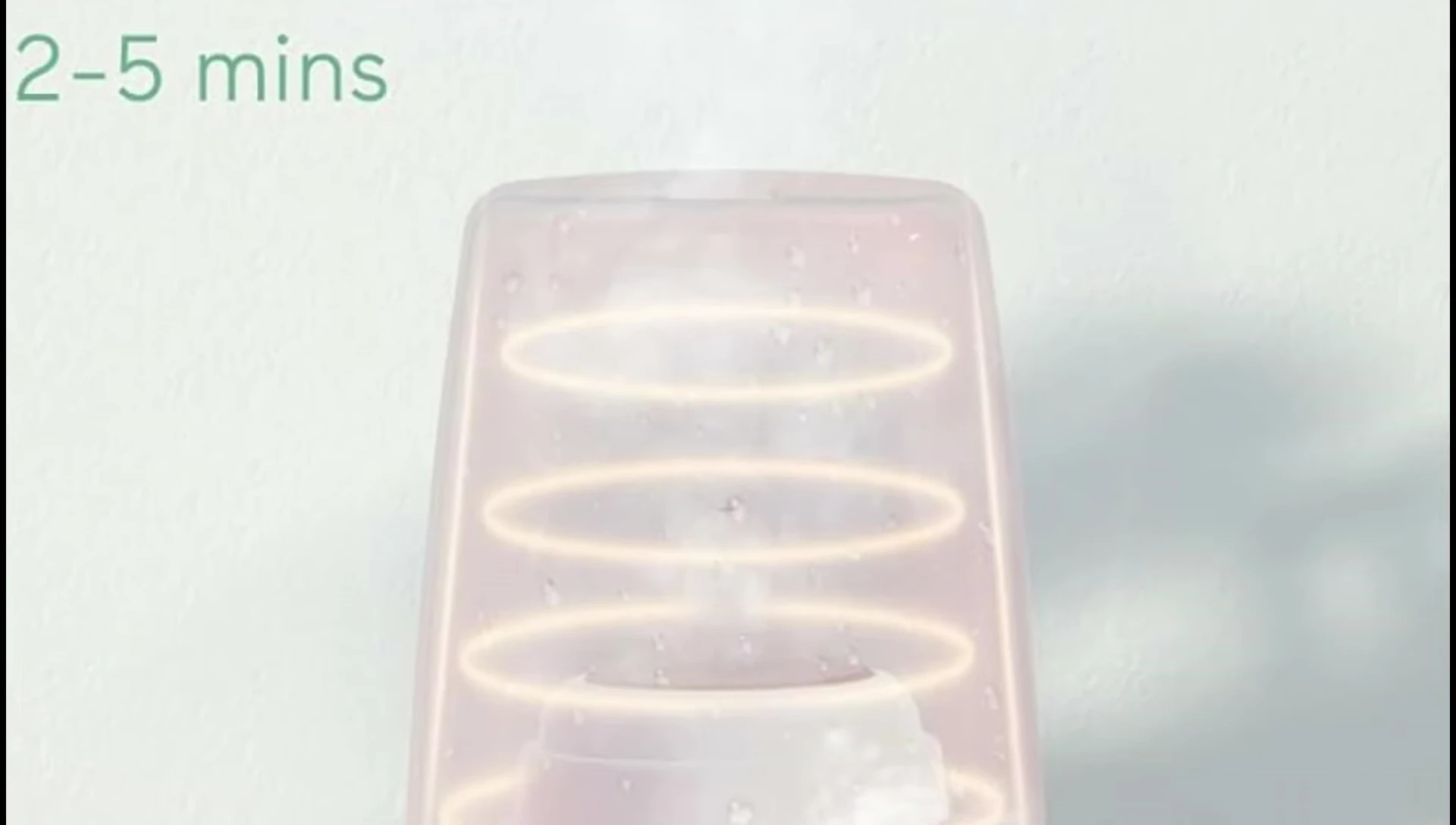 Displaying the Momcozy warmer's control panel and features