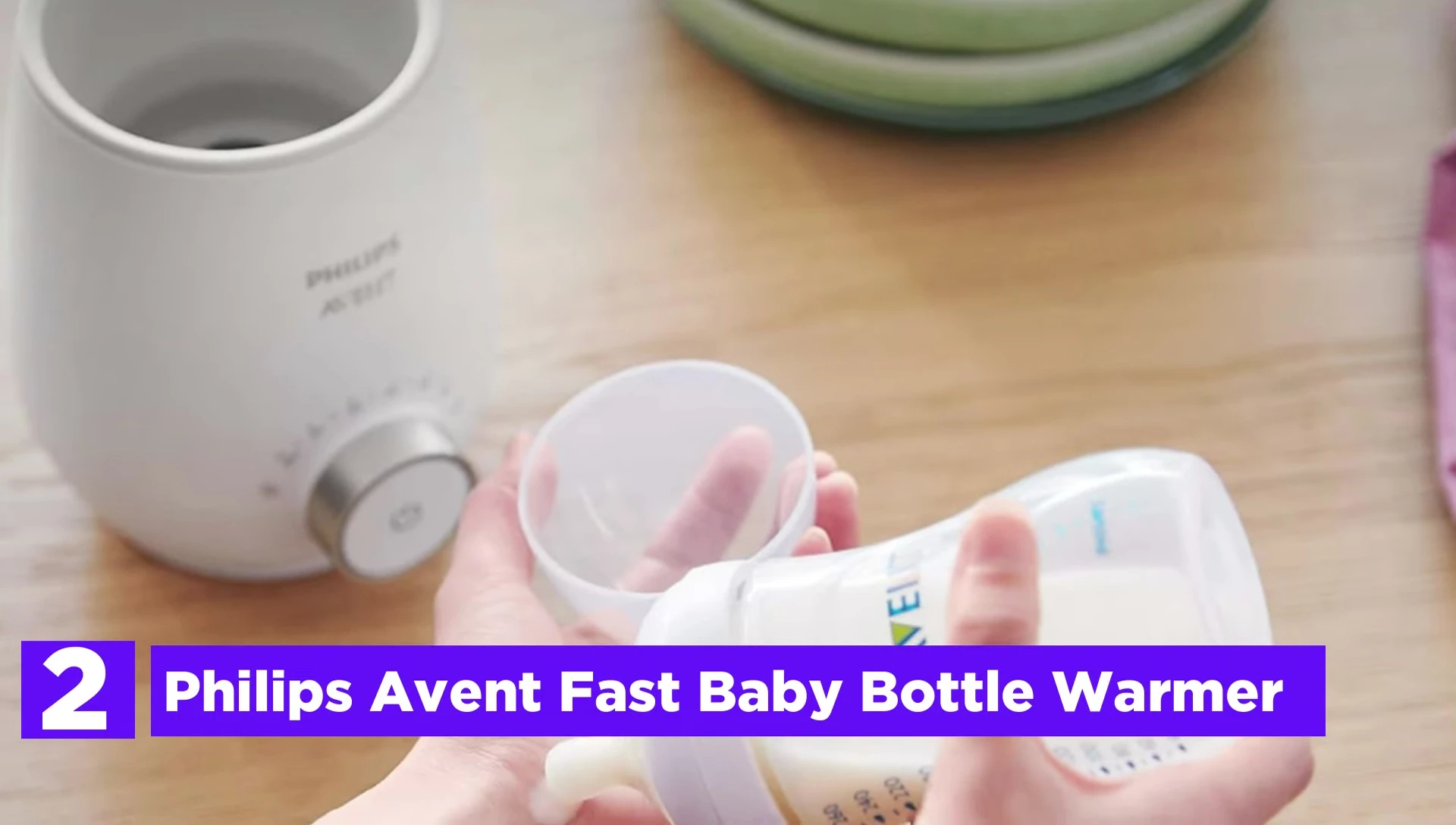 Highlighting the speed of the Philips Avent warmer