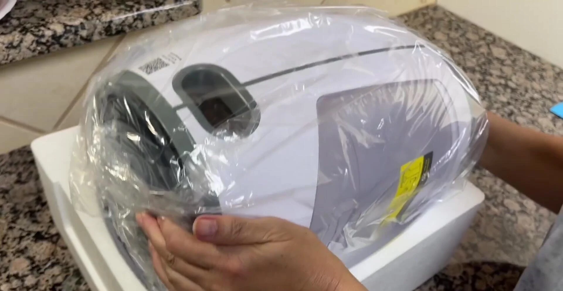 Close up of the instruction to clean the Formula maker