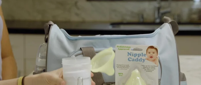 Replace the used nipple and collar on your drop-in liner nurser.