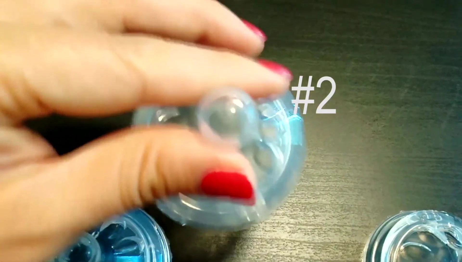 Close-up of Philips Avent size 2 nipple with two holes.