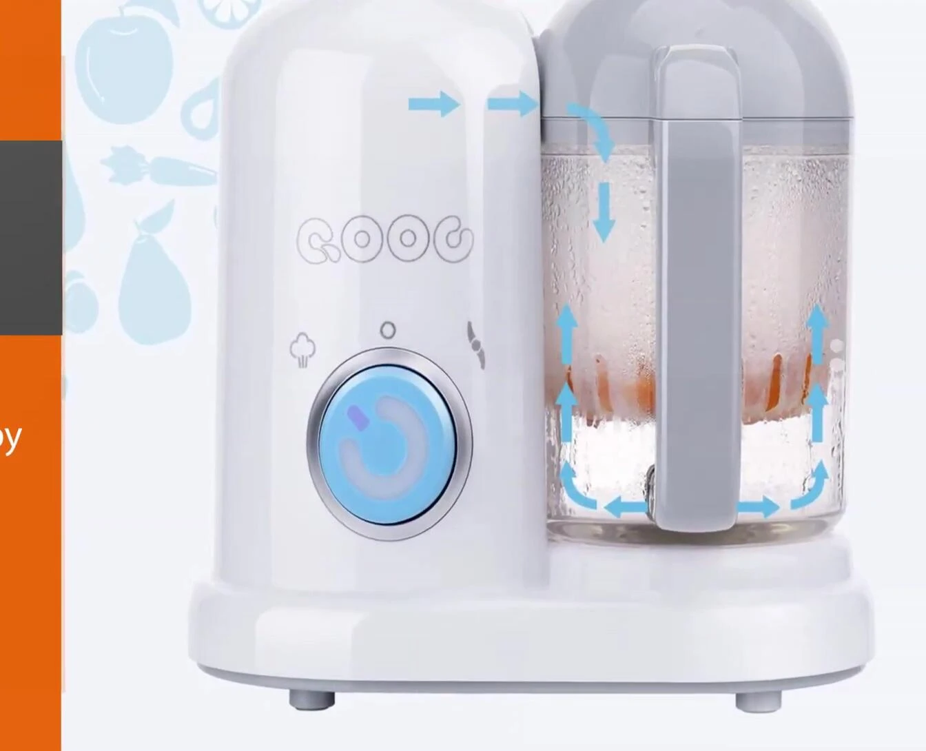 QOOC 4-in-1 Mini Baby Food Maker