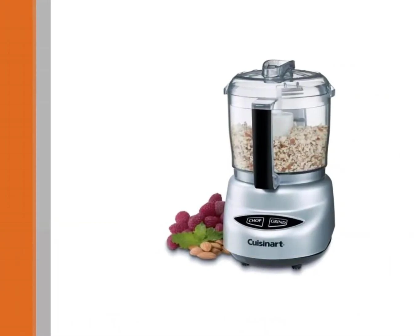 Close-up of Cuisinart's blade and controls