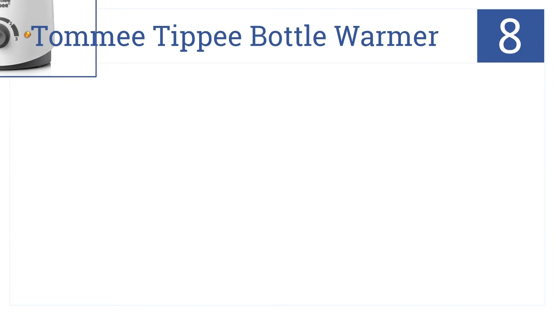 Tommee Tippee Bottle Warmer