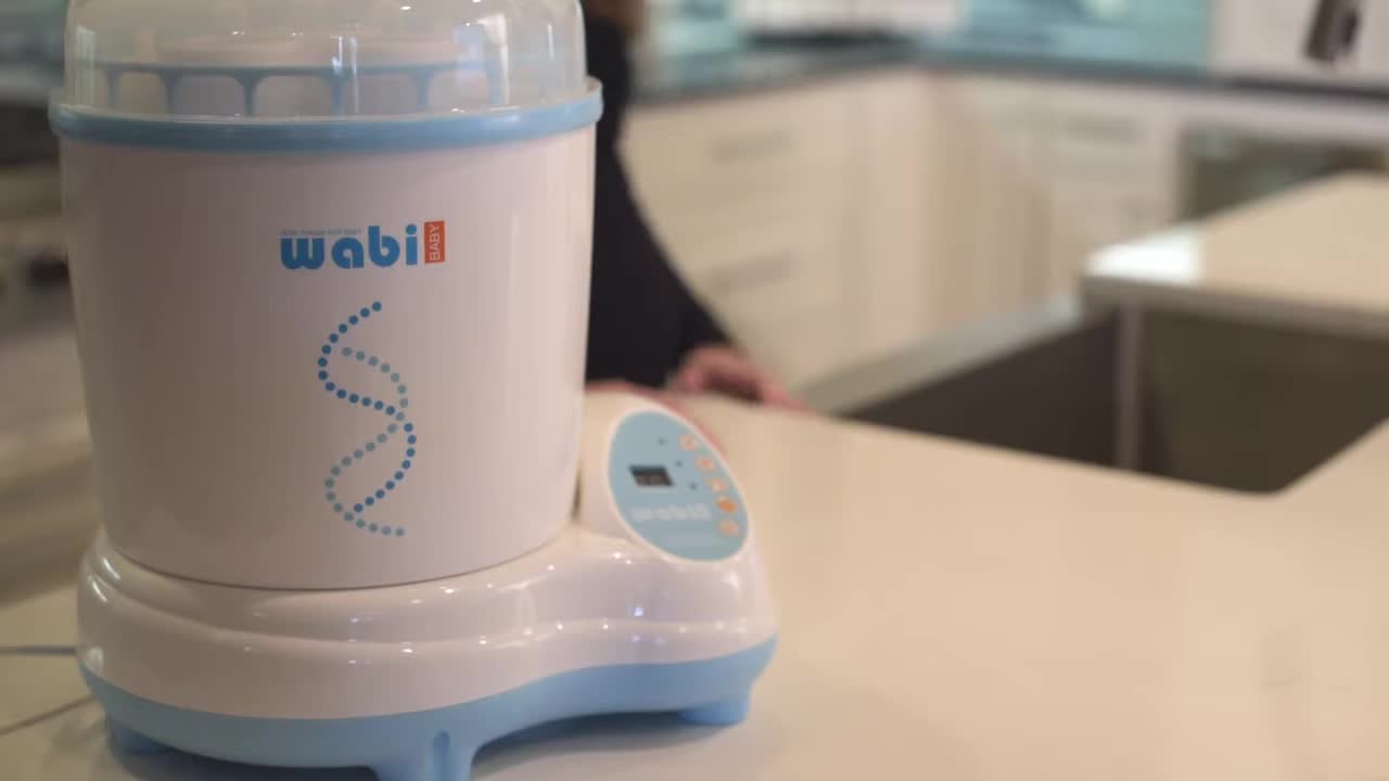 Close-up highlighting the premium features of the sterilizer.