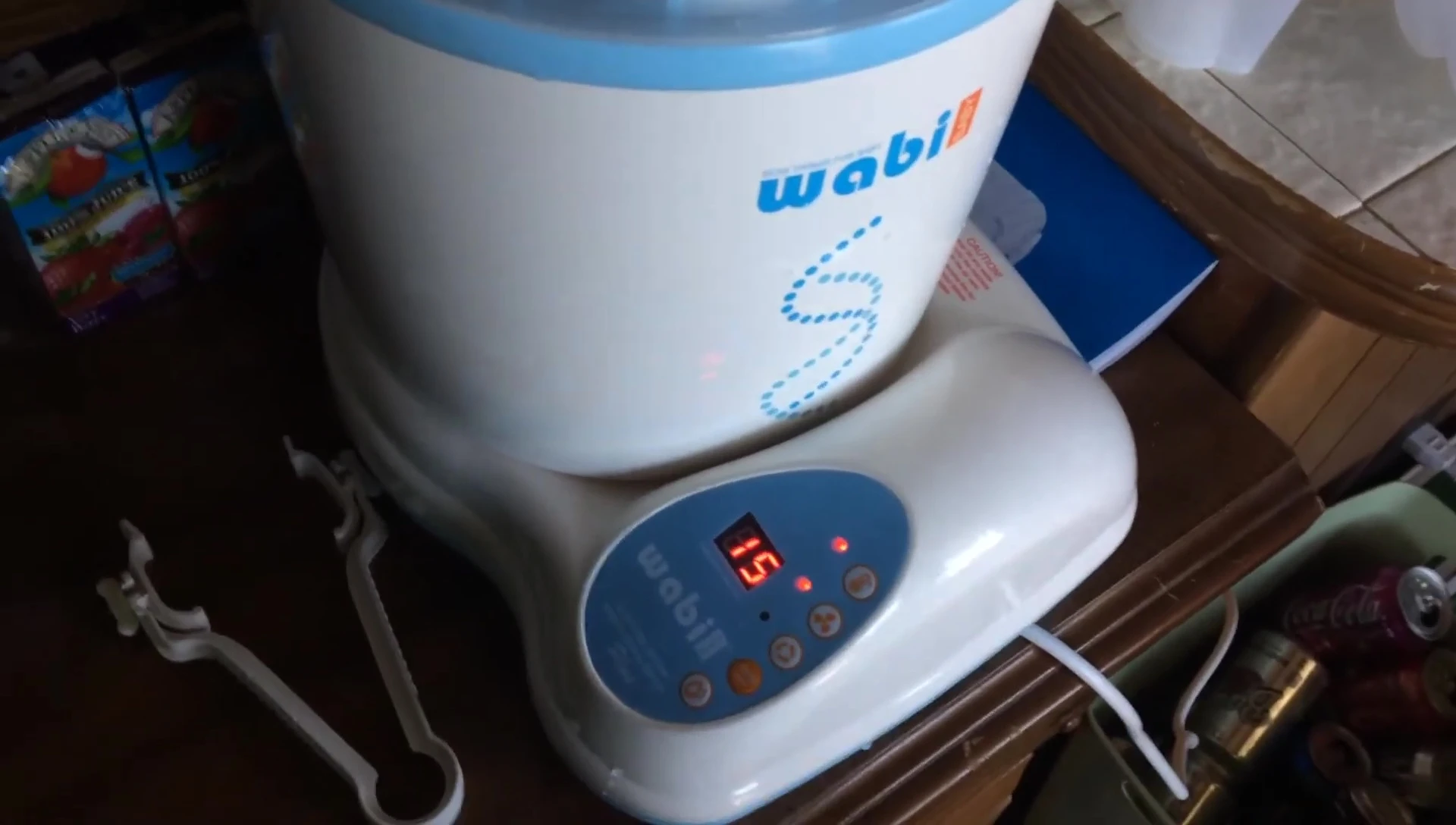 Description of the sterilization and drying cycle times.