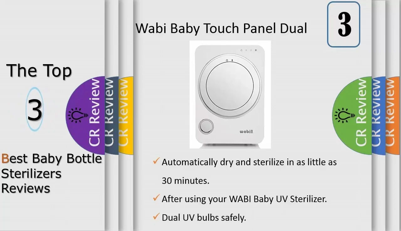 YP Baby Sterilizer in use, showing the quick cycle time