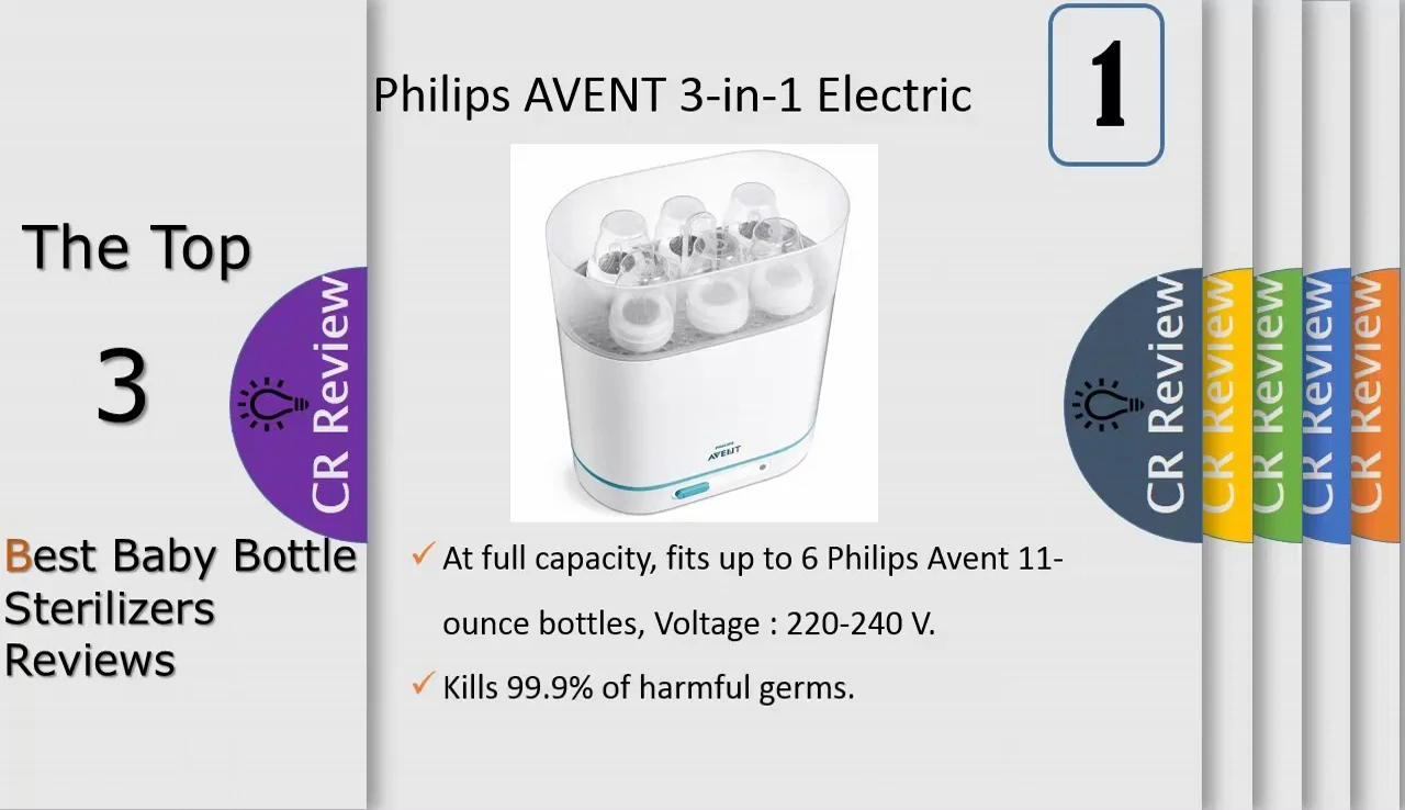 Emphasizing the efficiency of Evenflo’s steam sterilization
