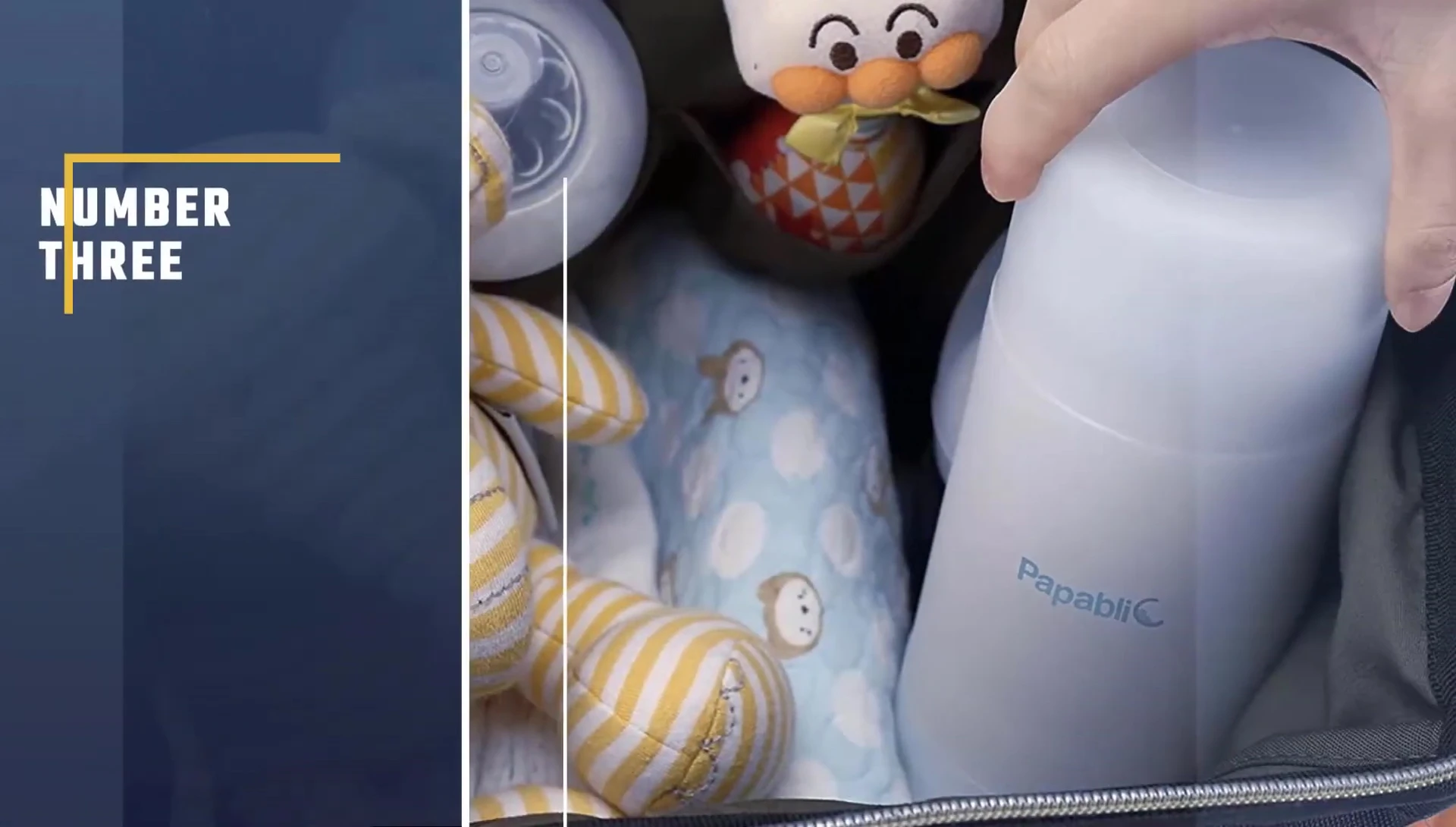 Papablic Mini Portable Bottle Warmer shown