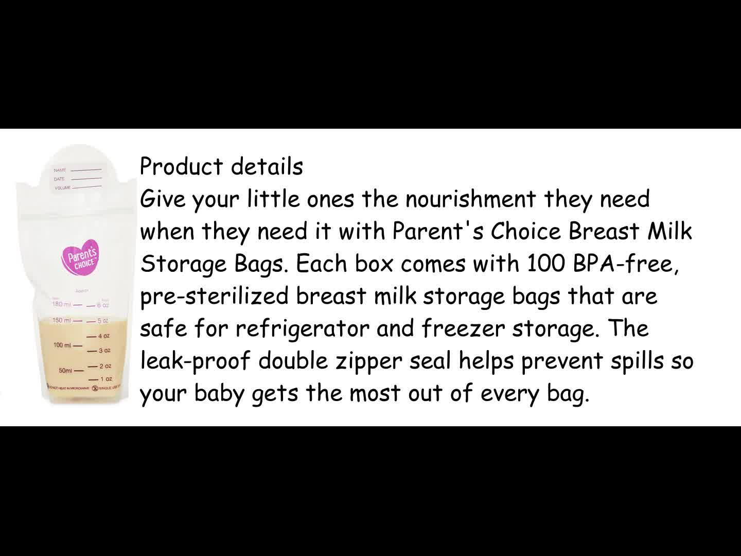 Image highlighting the 100 count and BPA-free features