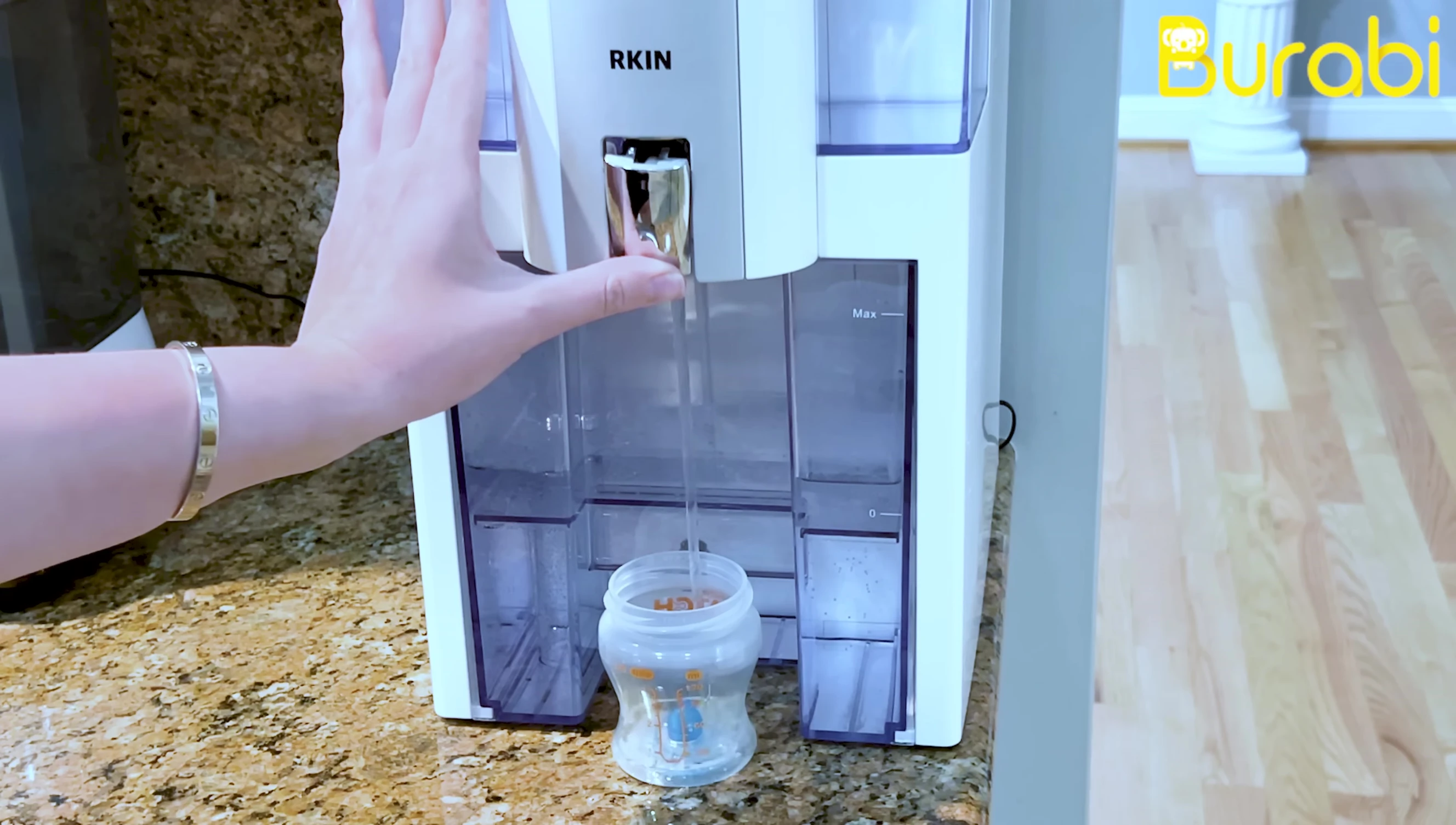 The process of making formula before using the Burabi machine