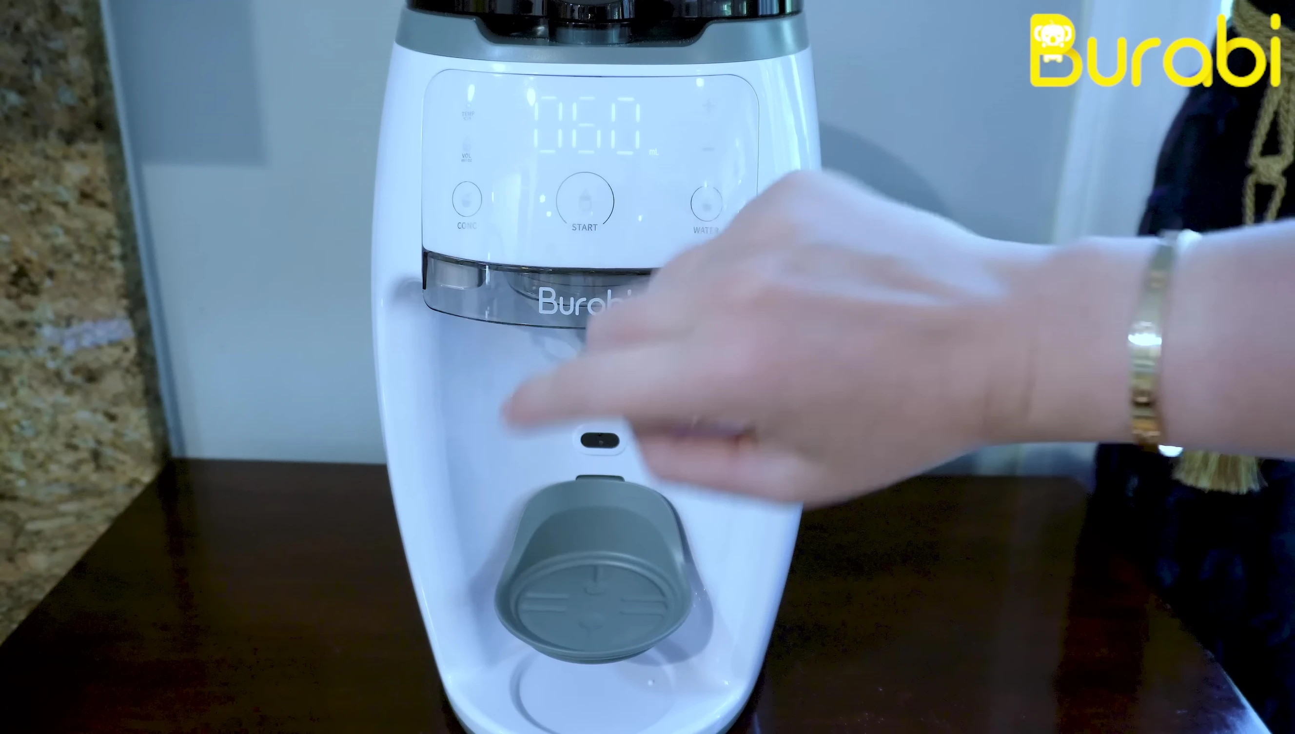 The Burabi Formula Maker display screen