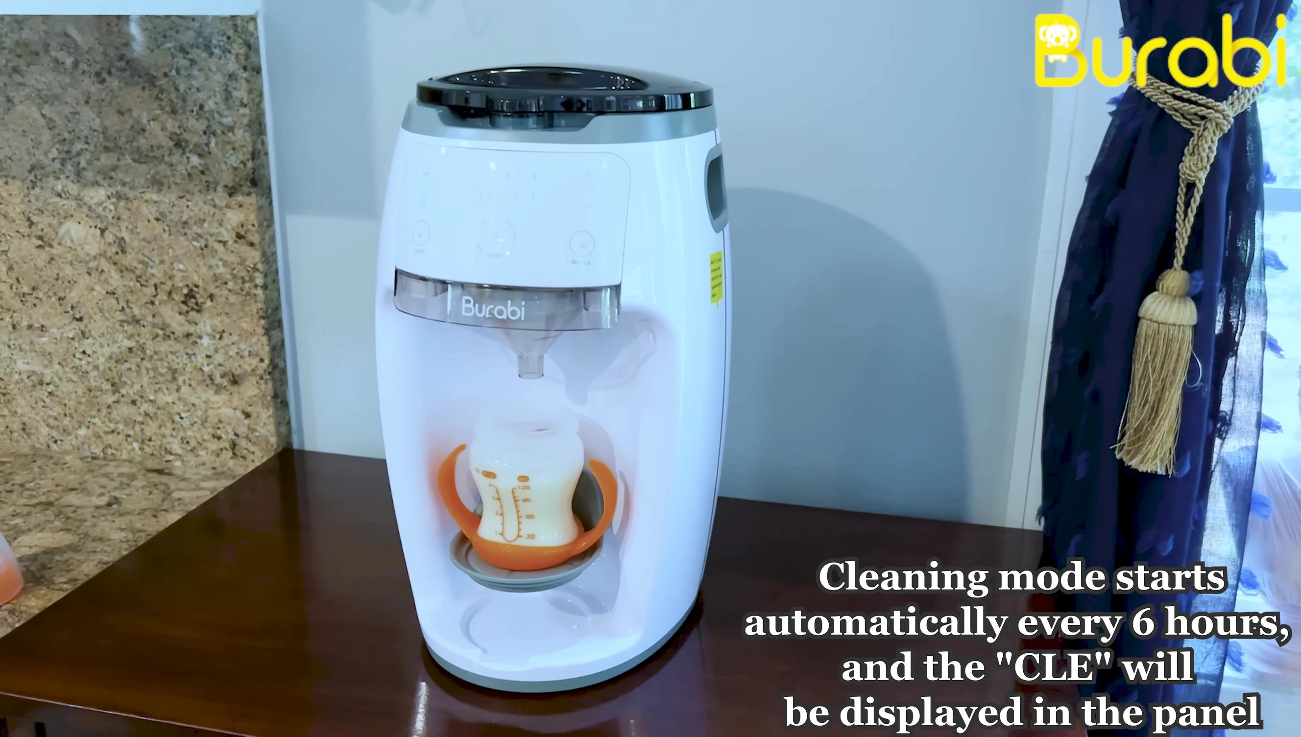The Burabi Formula Maker cleaning mode