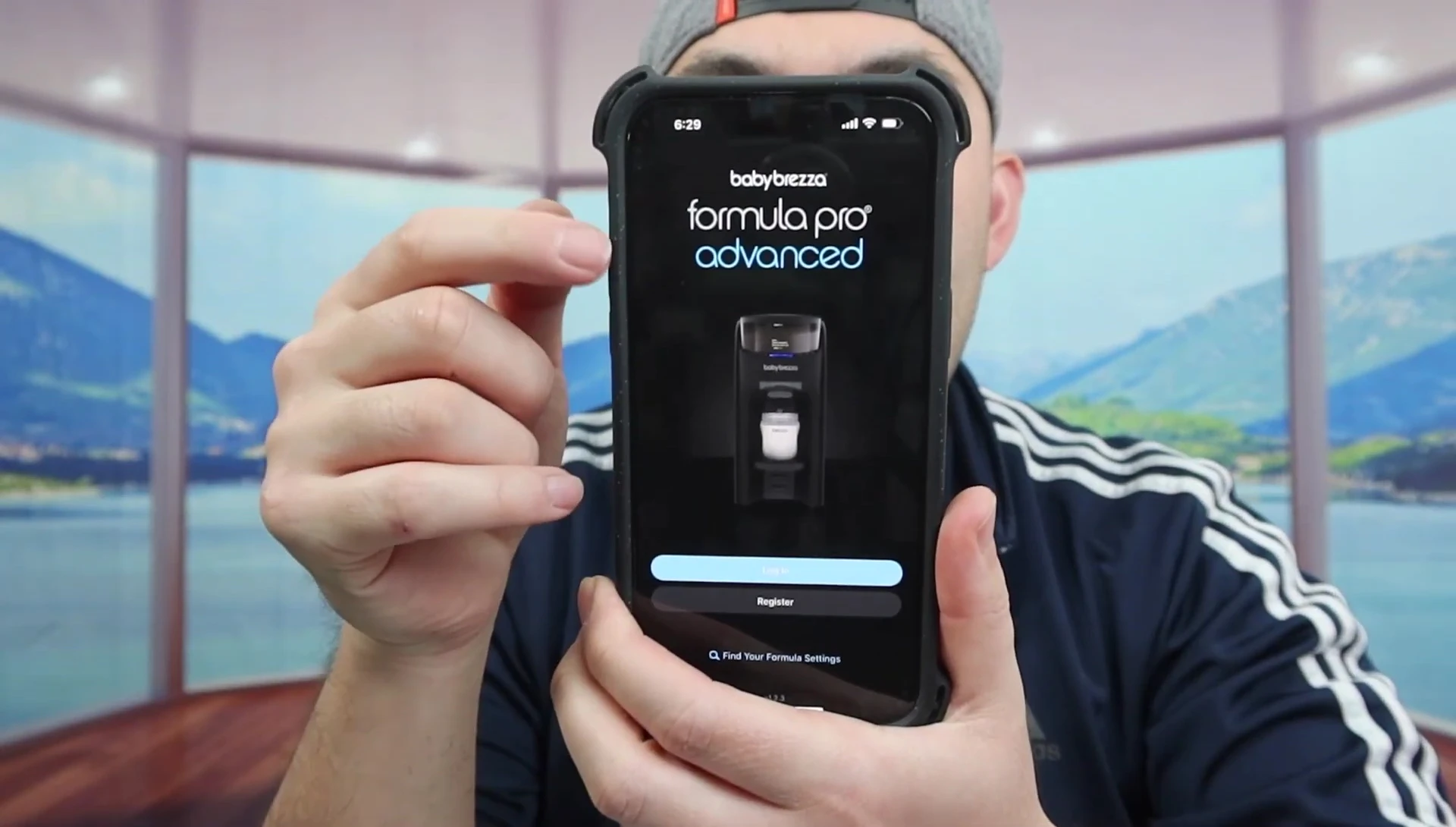 Screenshot of the Baby Brezza app interface.