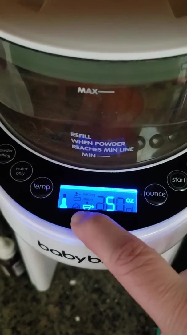 Speaker highlighting the difficulty in checking the water level due to its placement and visibility.