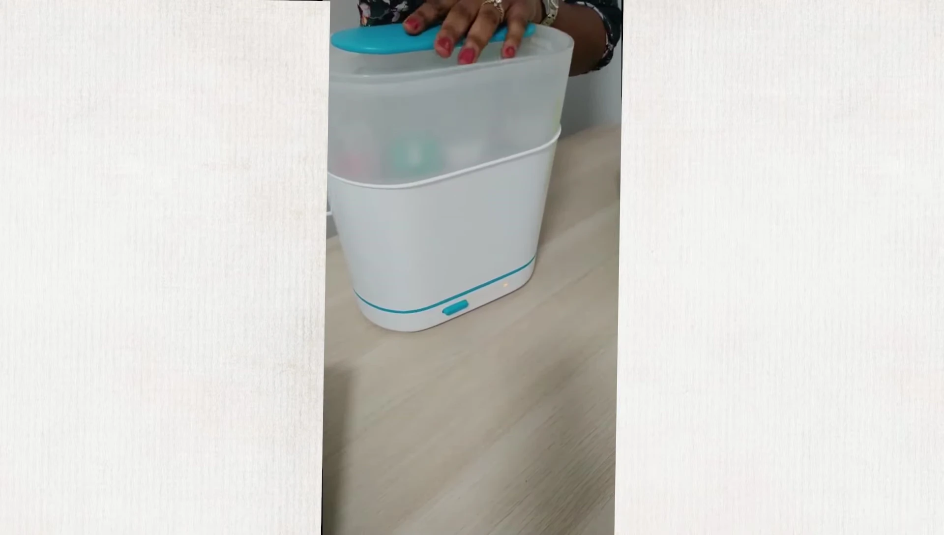 Sterilizer during operation