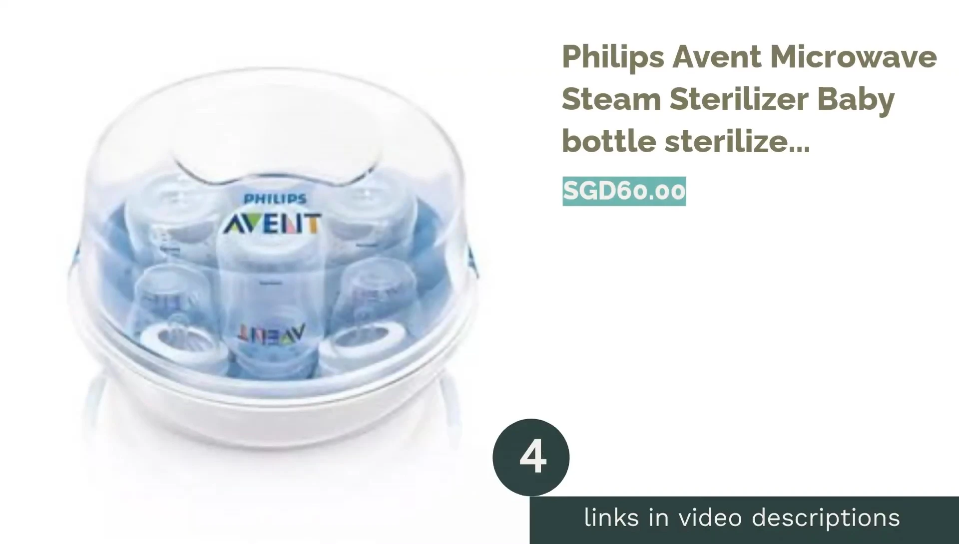 Philips Avent Microwave Steam Sterilizer