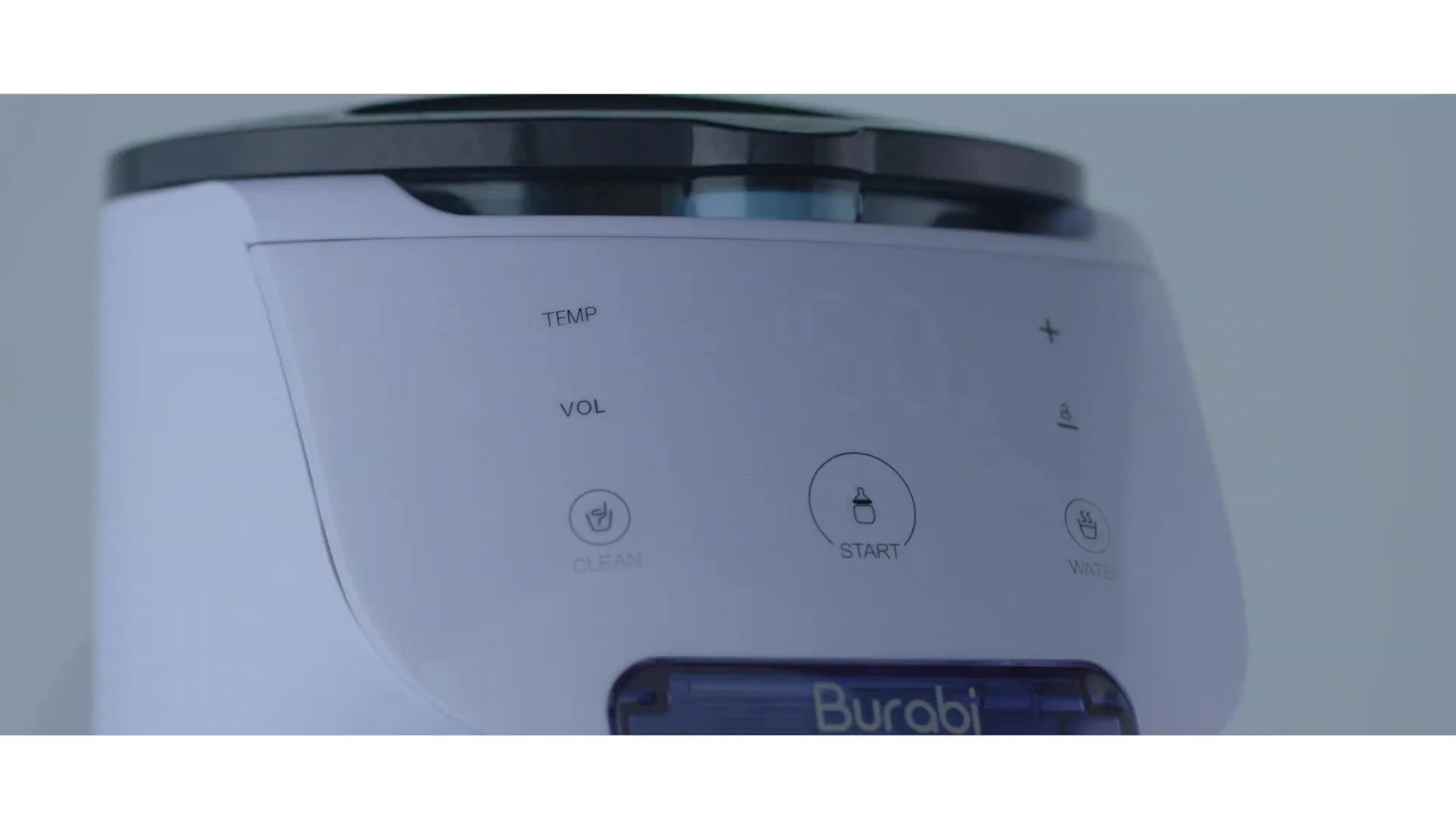 Screenshot showing the control panel and the ease of use.
