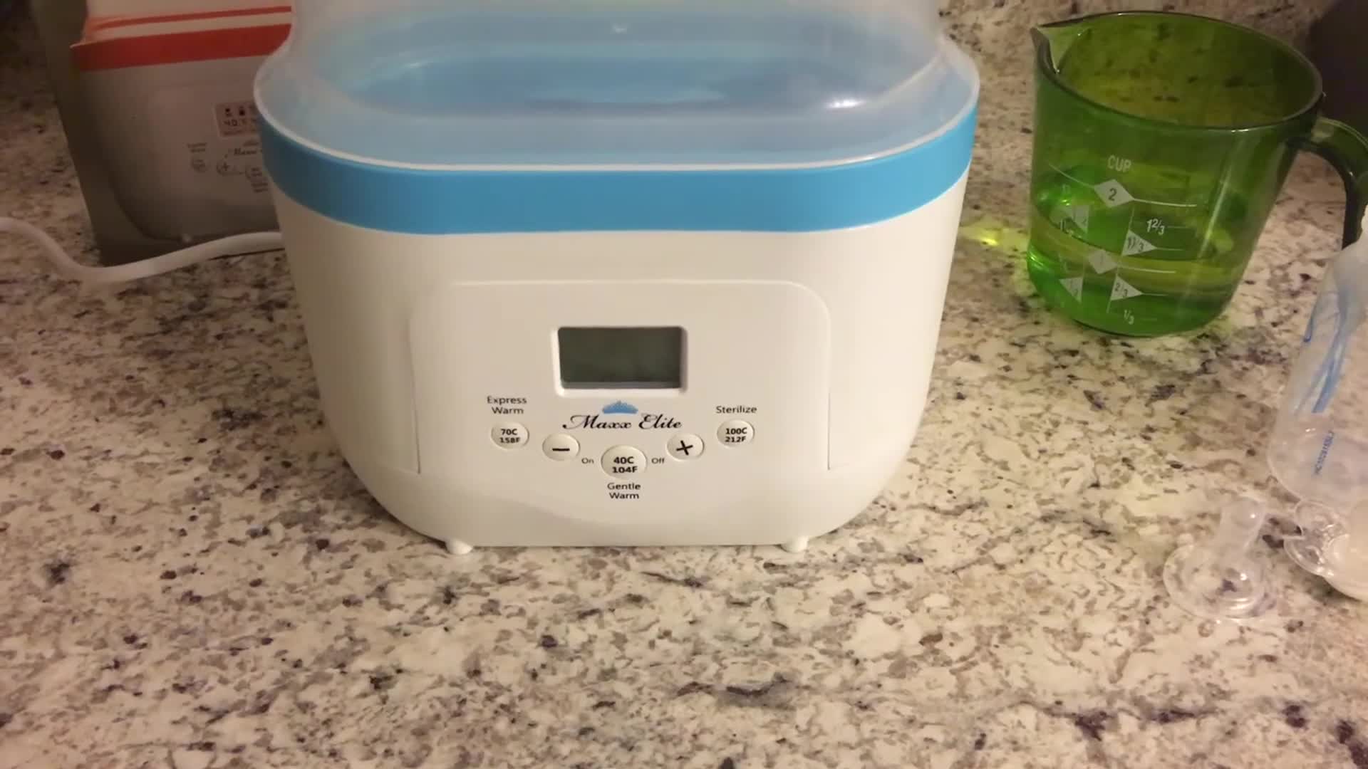 Maxx Elite Double Bottle Warmer and Sterilizer overview.