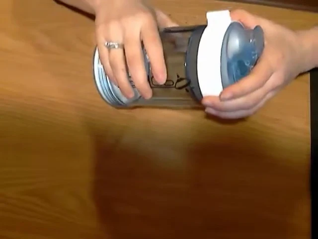 The sealed lid of the dispenser