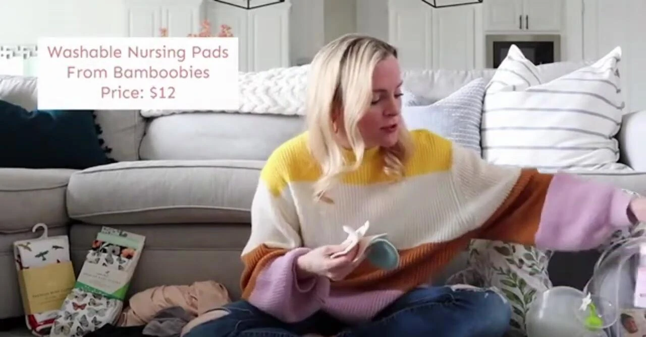 Bamboo Bees nursing pad box