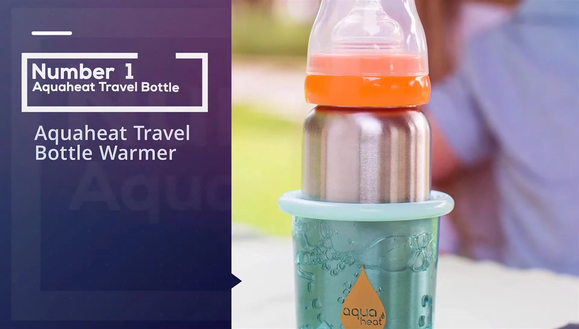 Aqua Heat Travel Bottle Warmer packaging