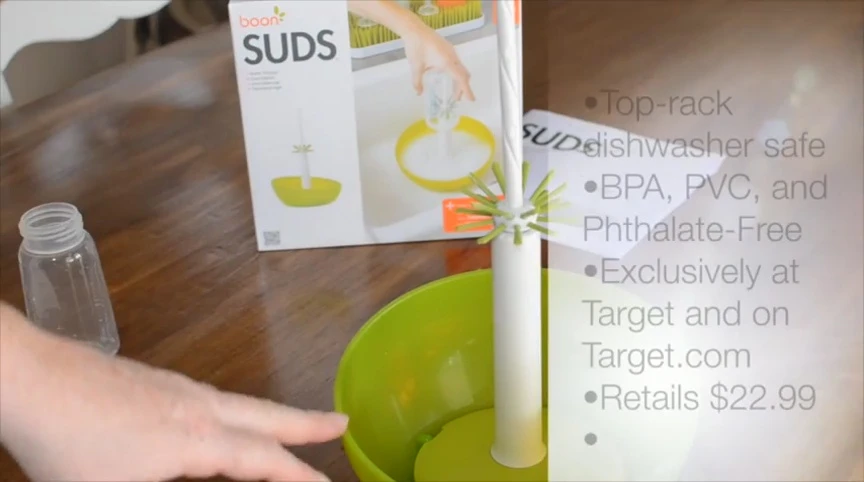 Final shot showing the Boon SUDS in use; summarising the advantages.