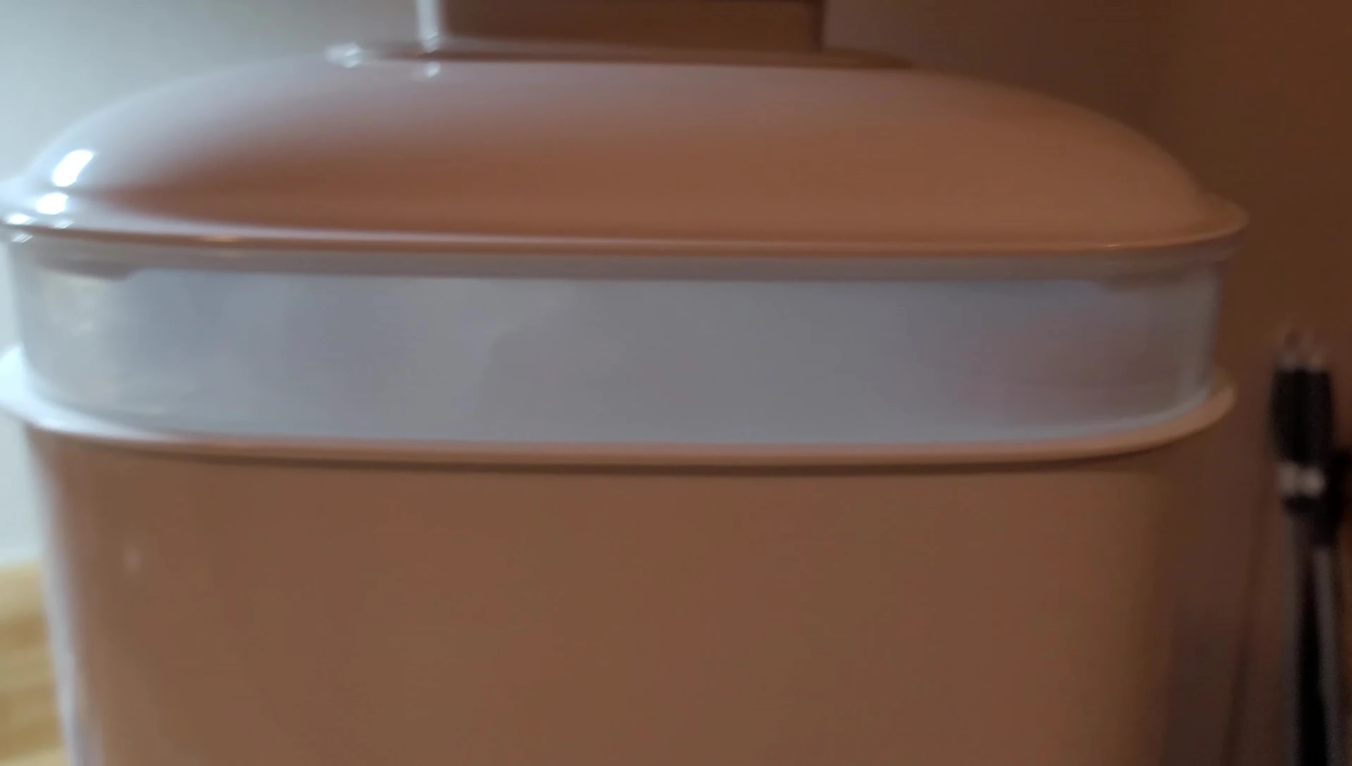 Sterilizer in operation, showcasing steam