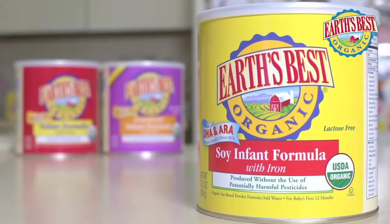 Earth's Best Soy Formula Packaging