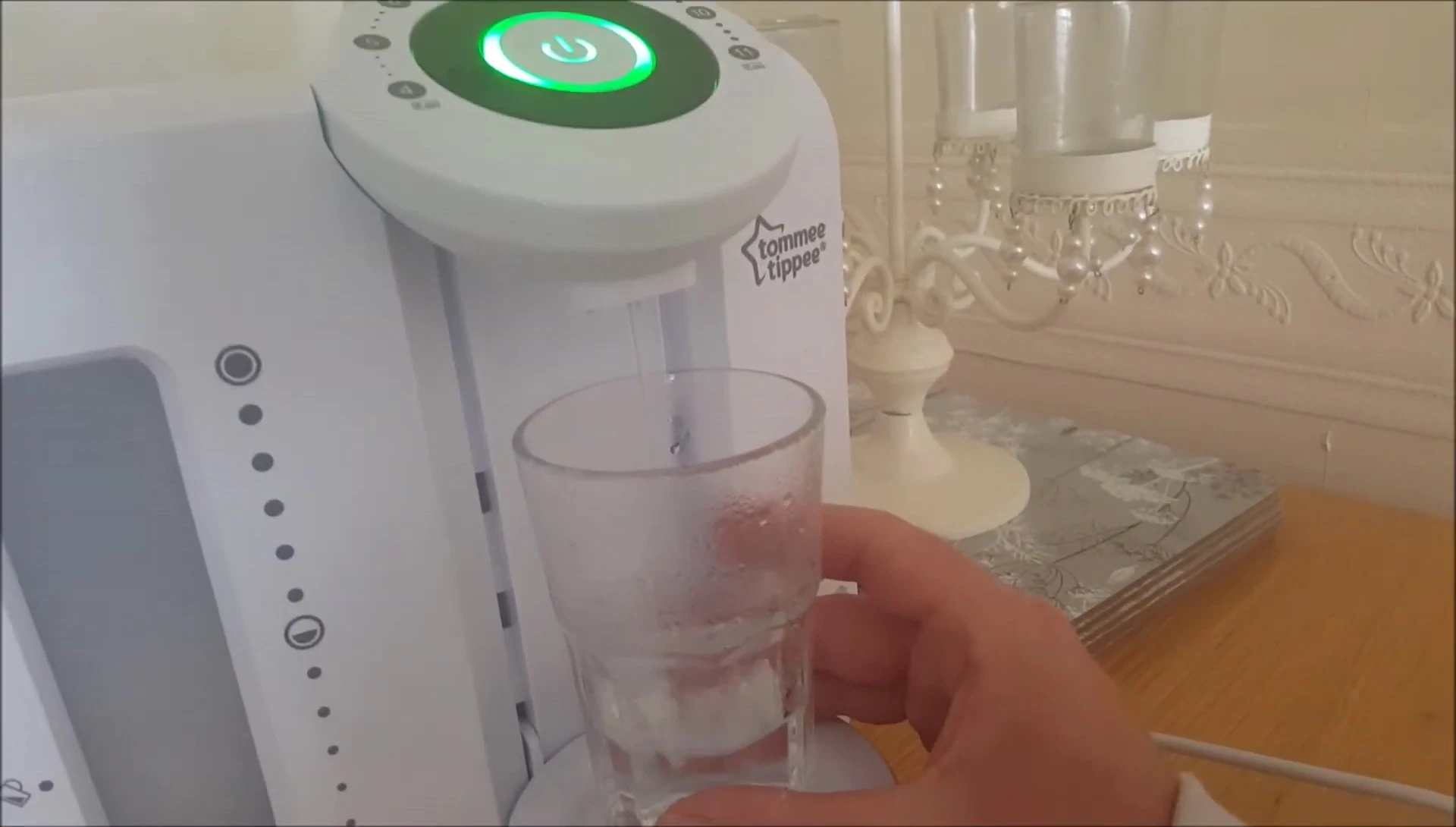 The machine dispensing formula.