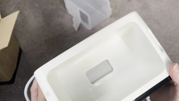 The warmer will beep when the process is complete.