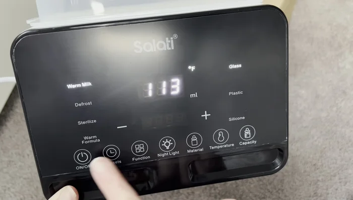 Adjust the temperature to your desired level.