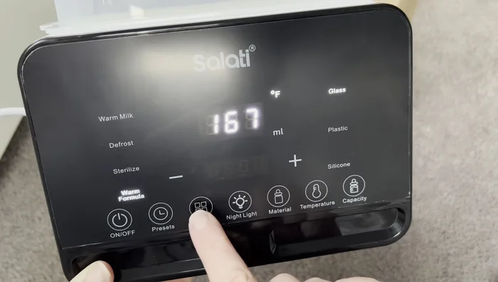 Adjust the temperature to your desired level.