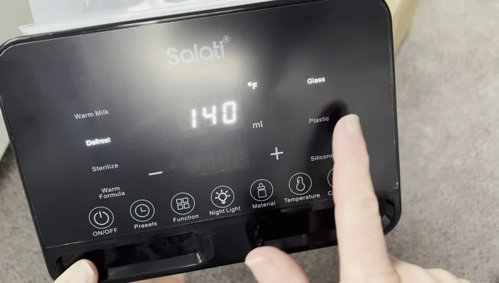 Adjust the temperature to your desired level.