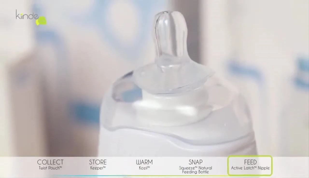 Close-up of the active latch nipple.