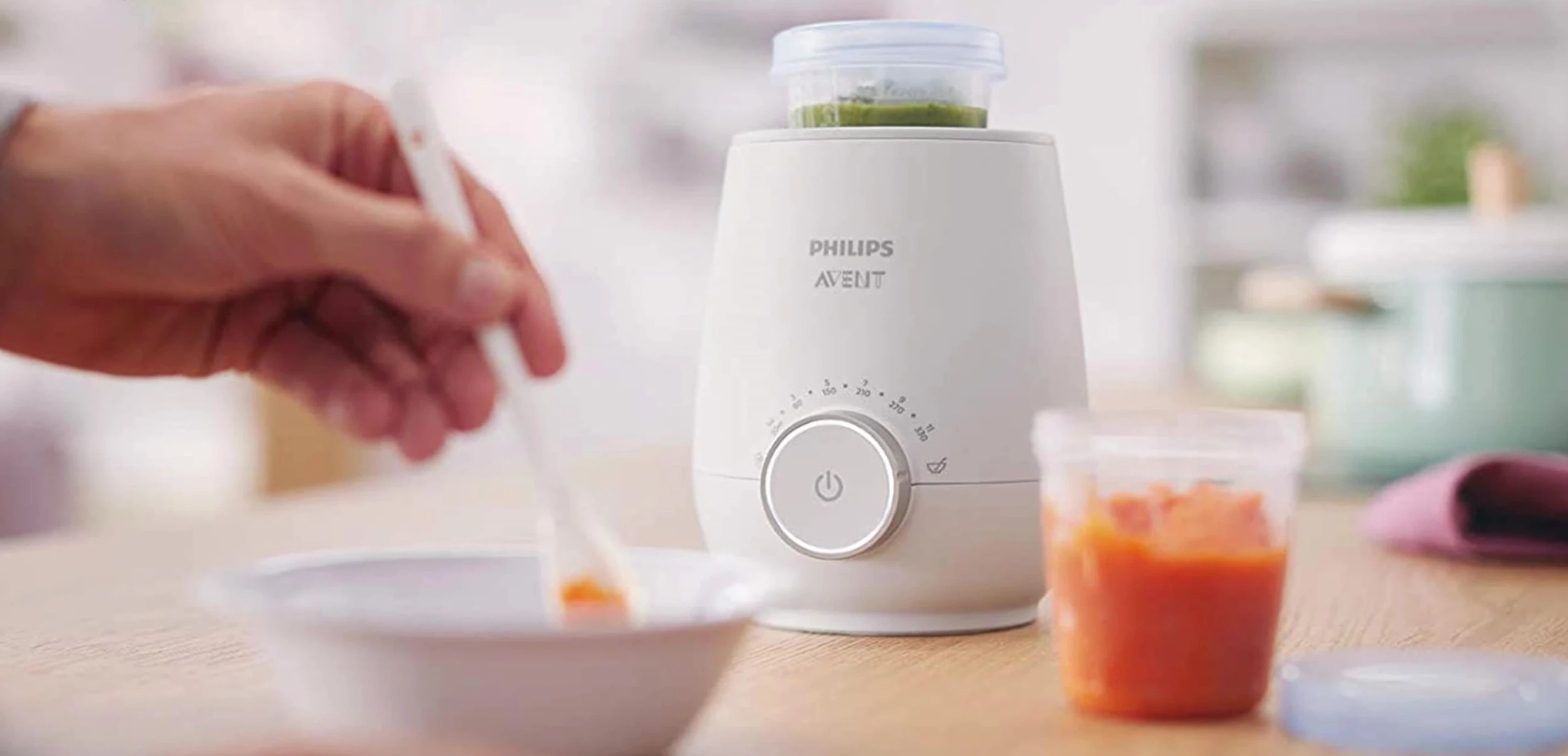 Philips Avent's even heating process